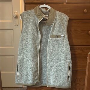 The North Face Gray Fleece Vest